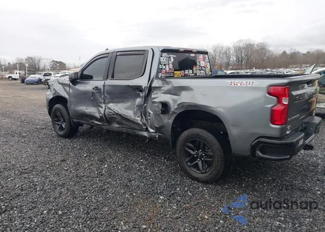 2020 Chevrolet Silverado 1500 4Wd Short Bed Lt Trail Boss из США, поврежденный, VIN 1GCPYFED0LZ108981